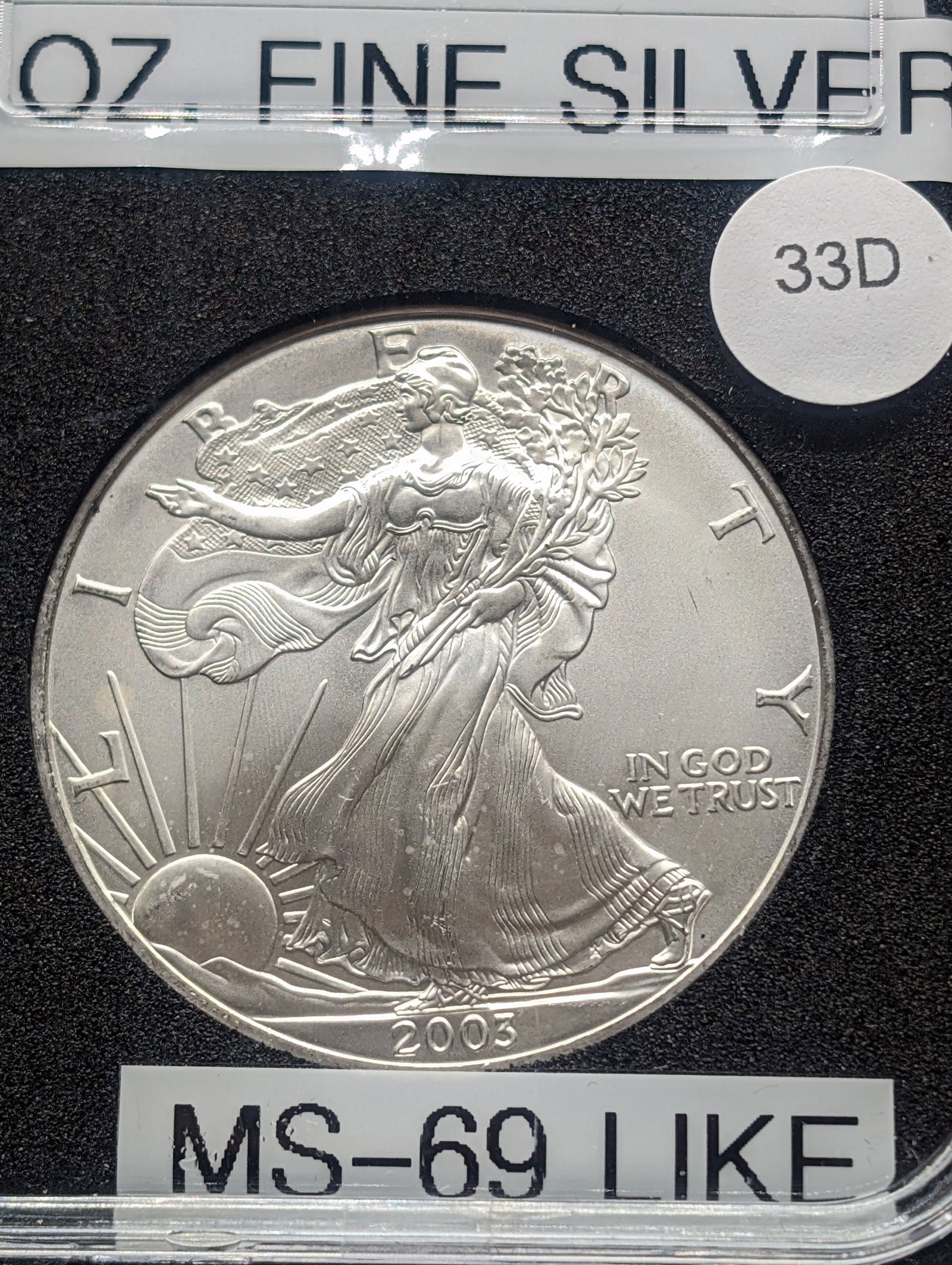 2003 AM. $1.00 1 OZ. Silver Eagle, MS-69 Like (1 of 3)