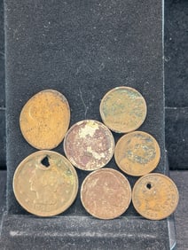 Lot of Miscellaneous US Coinage, Some Holed