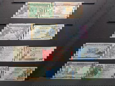 (10) Southeast Asia Bank Notes