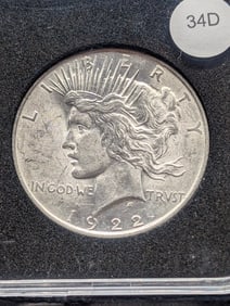 1922 Peace, MS-63 Like