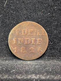 1826 S 1/4S, Nederland Indie Coin, 199 Years old!