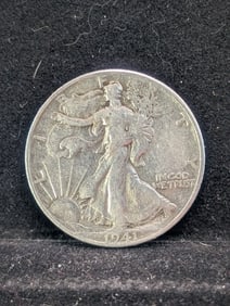 1941, 90% Silver, (WWII ERA-Nice Grade) Liberty Half, 84 years old