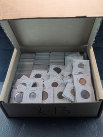 Lot Of 400+ World Coins In 2x2's. No Silver. Nice Mix.