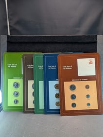 5 Foreign Coin Sets. All Uncirculated.