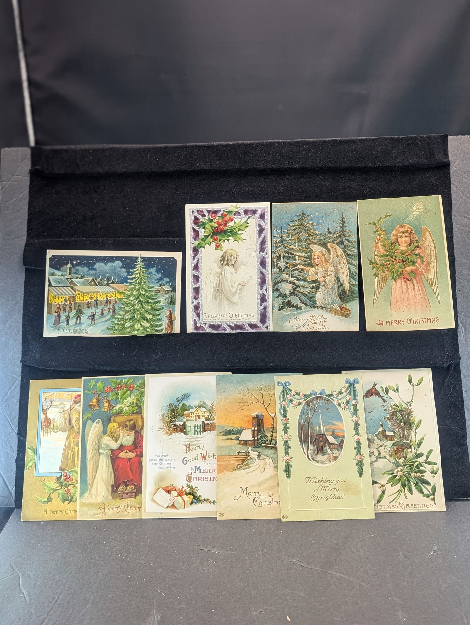 Ten Vintage Christmas Postcards Printed In Germany (1 of 9)
