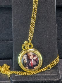 Trump Pocket Watch, Works Perfect, New
