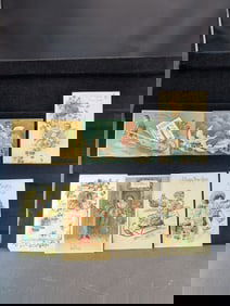 Seven Vintage Happy New Year Postcards