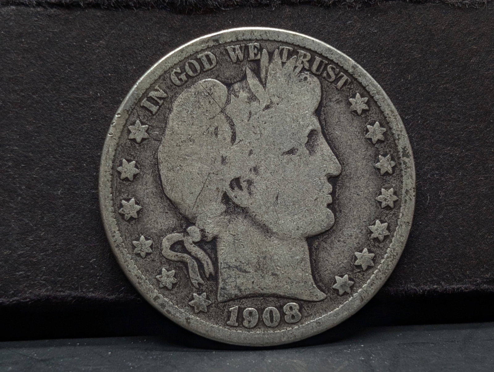 1908-D Barber Half Dollar (1 of 2)