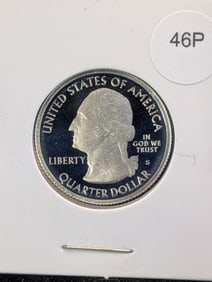 2013-S 90% Silver Proof ATB Quarter White Mountain National Forest (NH)