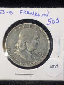 1953-D Franklin Half Dollar