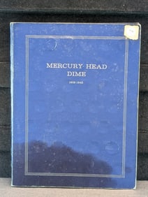 Incomplete Mercury Head Dime Album 1916 To 1945, 30 Coins