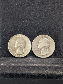 1946 S & D, 90% Silver, (High Grades) Washington Quarters, 79 years Old!