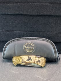 Tool With Landing Ducks Pictured With Case Made By Franklin Mint