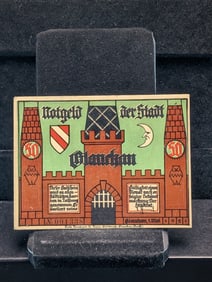 1921 German 50P Currency, (Crisp-UNC), 104 Years Old!
