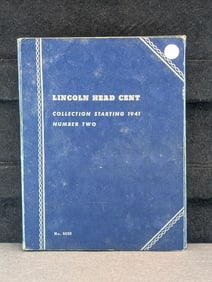 Incomplete Lincoln Cent Whitman Album Starting 1941, 67 Coins