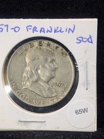 1957-D Franklin Half Dollar