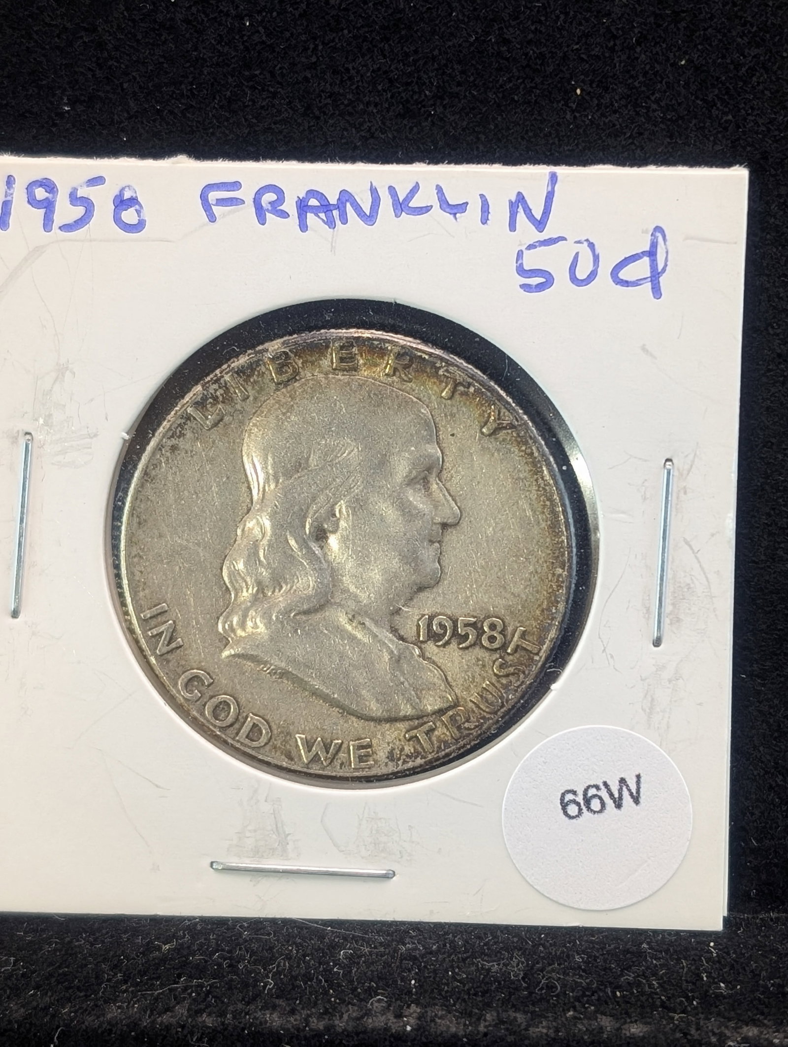 1958 Franklin Half Dollar: 1958 Franklin Half Dollar