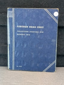 Incomplete Lincoln Cent Whitman Album Starting 1941, 85 Coins