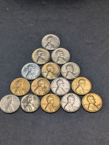 (15) Mixed Date Lincoln Cents