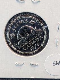 1976 Canada Nickel UNC