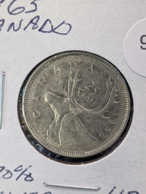 1965 Canada 80% "Silver" Quarter