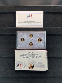 2009-S US Mint Lincoln Bicentennial One Cent Proof Set