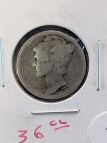 1921 Mercury Dime