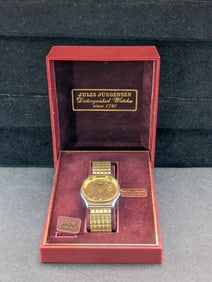 Vintage Jules Jurgenson Ladies Watch, With Day & Date, Runs
