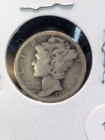 1921 Mercury Dime