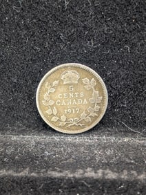 1917 Canadian 5 Cent