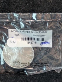 2006 American Silver Eagle in Littleton Package