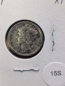 1924 Mercury Dime