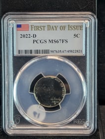 2022-D Jefferson Nickel PCGS MS67FS
