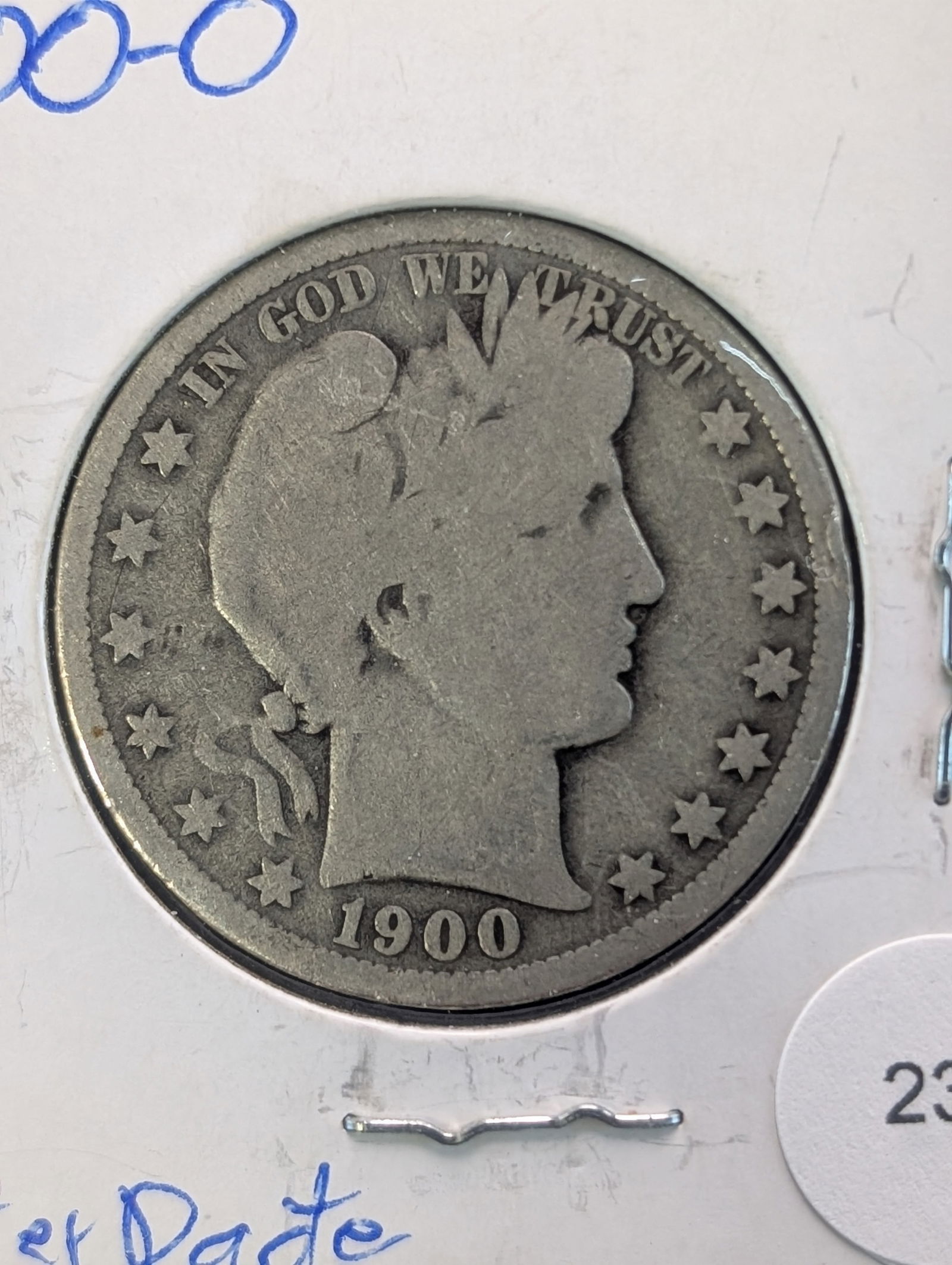 1900-O Barber Half Dollar (1 of 2)