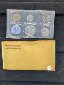 1964 US Mint Proof Set, includes Silver Half, Quarter and Dime