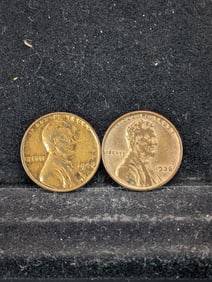 1936 & 1940 Lincoln Wheat Cents