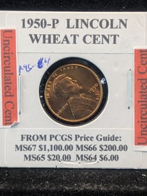 1950-P Lincoln Wheat Cent