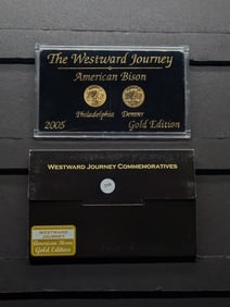 2002-D & 2005-P "Gold" Edition Westward Journey Nickels