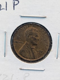 1921-P Lincoln Wheat Cent