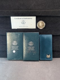 1990-P Eisenhower 90% "Silver Dollar Commemorative