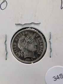 1910 Barber Dime