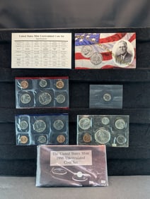 1996 US Mint Uncirculated Coin Set P and D Mint Marks