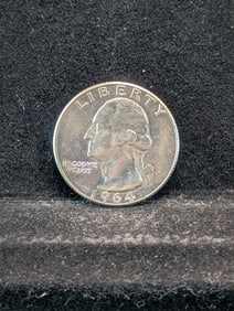 1964-D 90% "Silver Washington Quarter
