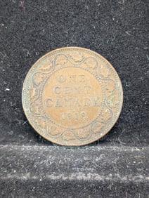 1918 Canada Large Cent, Nice Grade, 107 Years Old