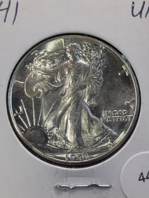 1941 Walking Liberty Half Dollar