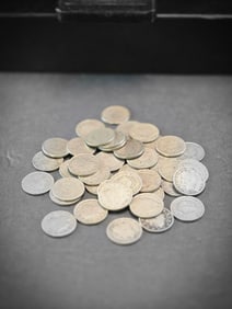 Roll Of 40 Mixed Date Liberty Head V-Nickels.