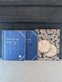 (3) Lincoln Cent Books, 1909-1998