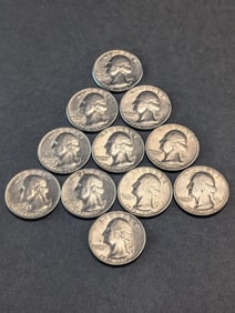 (11) 1976 P & D Washington Quarters