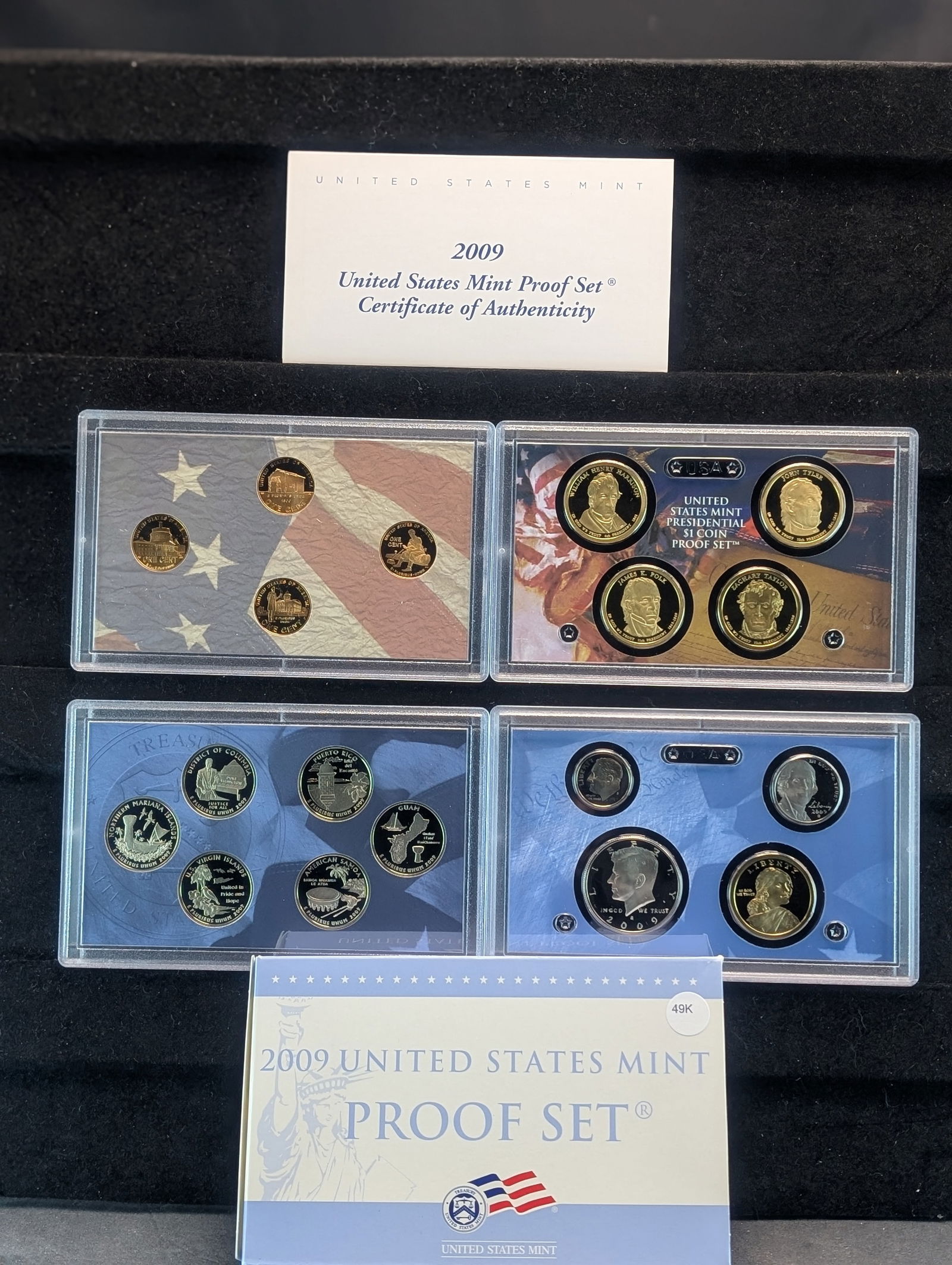 2009-S US Mint Proof Set OGP w/ COA 18 Coins (1 of 7)