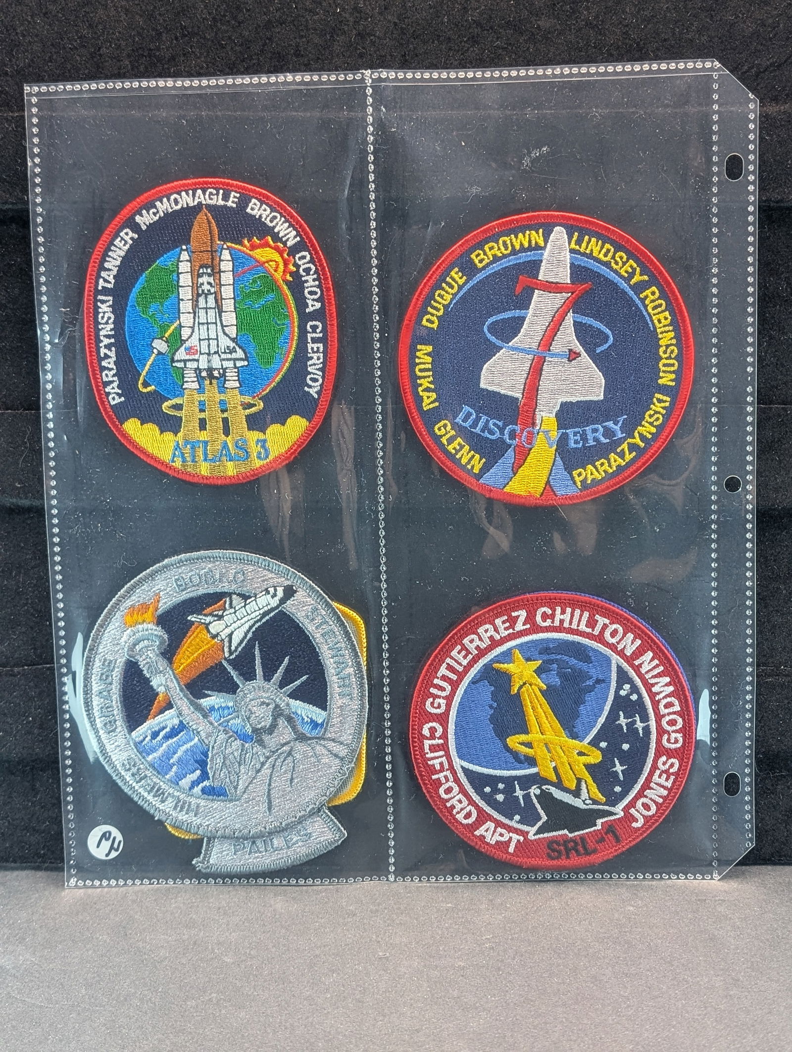 Six NASA Patches (1 of 2)